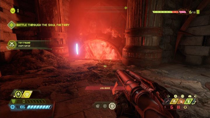 This token can be found in the location with the Doom Hunter toy - Doom Eternal: Nekravol 1 secrets maps and location - Collectibles and secrets - Doom Eternal Guide