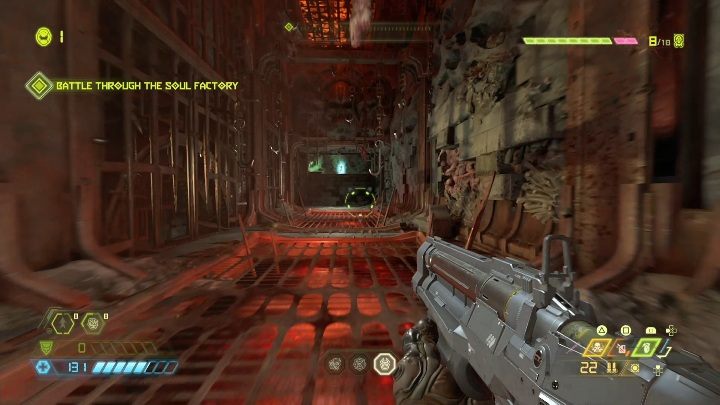 Follow the corridor full of traps - Doom Eternal: Nekravol 1 secrets maps and location - Collectibles and secrets - Doom Eternal Guide