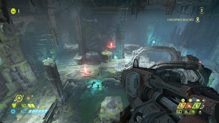 In the enteartainment center, you can hone your skills, test new weapons and various configurations - Doom Eternal: Fortress Of Doom guide - Basics - Doom Eternal Guide