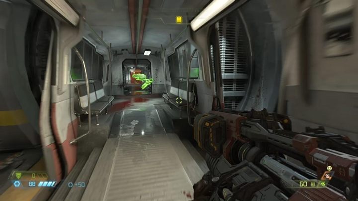 Jump down and go to the building that requires the access card - Doom Eternal: Hell on Earth walkthrough - Levels walkthrough - Doom Eternal Guide