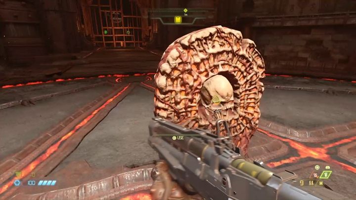 Enter the building and keep walking through the rooms until you reach the elevator - Doom Eternal: Hell on Earth walkthrough - Levels walkthrough - Doom Eternal Guide