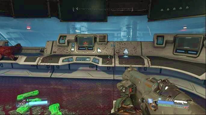 Go to the room ahead once the level starts and pick up the Data Log lying next to the computer - Doom: VEGA Central Processing Walkthrough - Doom: Walkthrough - Doom Game Guide & Walkthrough