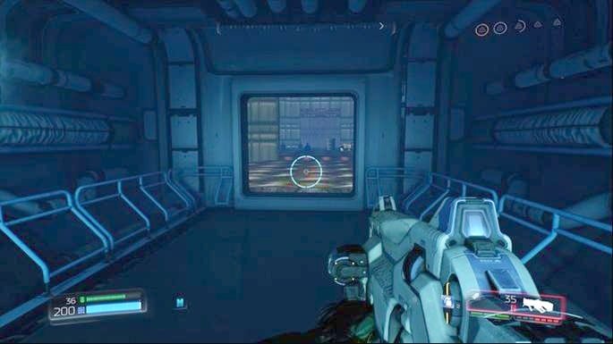 It will unlock a Classic Map located in the corridor with the owner of the blue key - Doom: VEGA Central Processing Walkthrough - Doom: Walkthrough - Doom Game Guide & Walkthrough