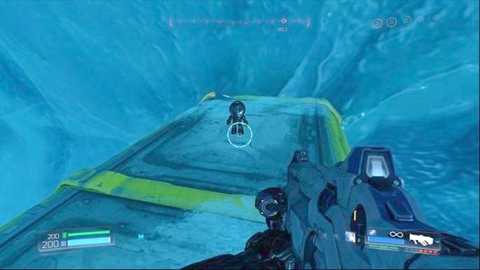 After jumping down the shaft you will land in a ventilation tunnel - Doom: VEGA Central Processing Walkthrough - Doom: Walkthrough - Doom Game Guide & Walkthrough