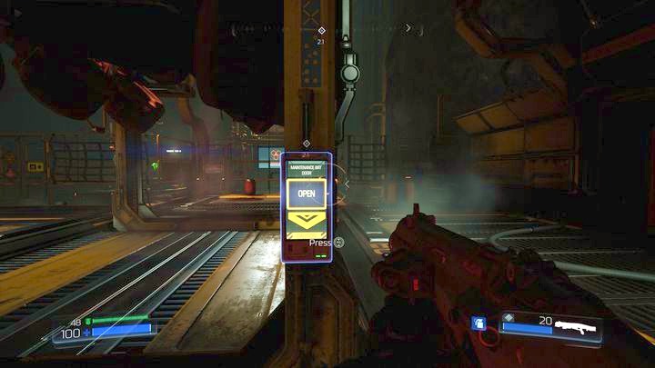 Now go back to the corridor below and use the Automap - Doom: Resource Operations Walkthrough - Doom: Walkthrough - Doom Game Guide & Walkthrough