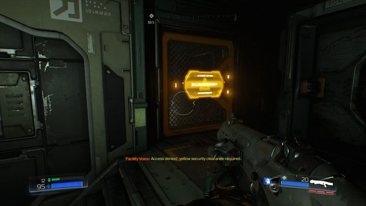 Pick up the green armor above and go forward - Doom: Resource Operations Walkthrough - Doom: Walkthrough - Doom Game Guide & Walkthrough