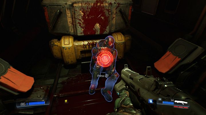 After killing few enemies inside you can go straight or to the left - Doom: Resource Operations Walkthrough - Doom: Walkthrough - Doom Game Guide & Walkthrough