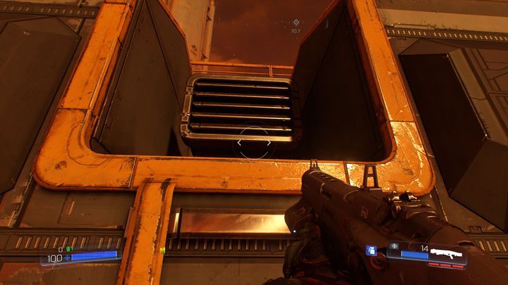 There will be a point in which you can climb on the roof - Doom: Resource Operations Walkthrough - Doom: Walkthrough - Doom Game Guide & Walkthrough