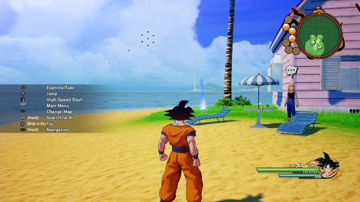 This section is about collecting Z Orbs on the maps - Turtle School Training Manuals | DBZ Kakarot basics - Basics - Dragon Ball Z Kakarot Guide