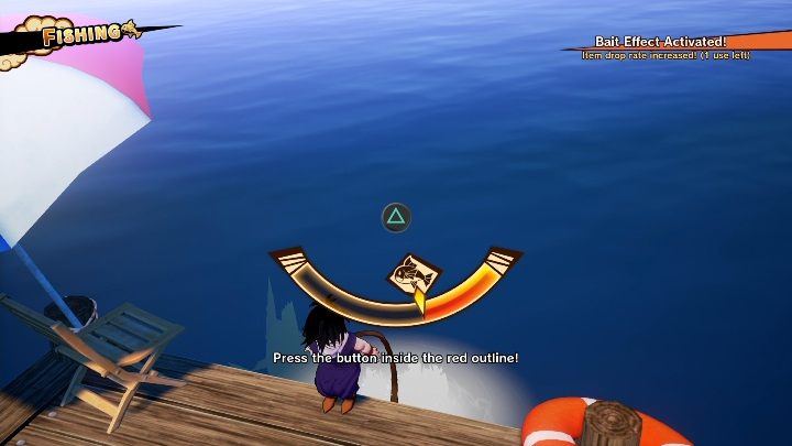 This section is about fishing - Turtle School Training Manuals | DBZ Kakarot basics - Basics - Dragon Ball Z Kakarot Guide