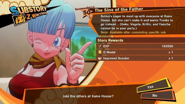 Time frame: From Majin Buu Reborn - Episode 8: Finale to No time limit - The Sins of the Father | Side mission in DBZ Kakarot - Majin Buu Reborn - Dragon Ball Z Kakarot Guide