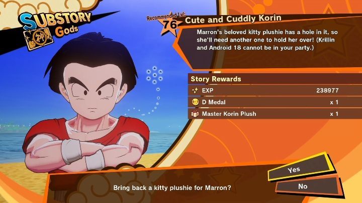 Time frame: From Majin Buu Reborn - Episode 8: Finale to No time limit - Cute and Cuddly Korin | Side mission in DBZ Kakarot - Majin Buu Reborn - Dragon Ball Z Kakarot Guide