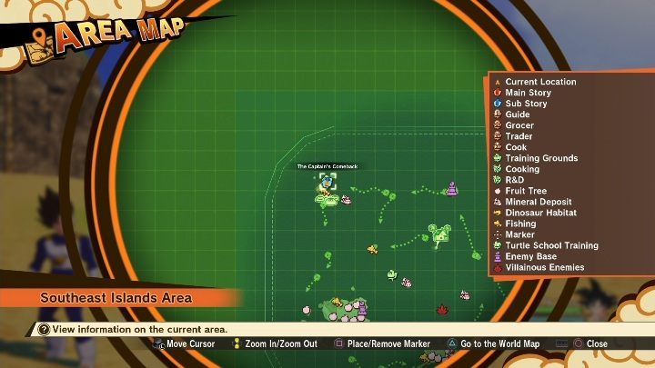 Where to start: Southeast Islands Area, as Vegeta - The Capitans Comeback | Side mission in DBZ Kakarot - Majin Buu Reborn - Dragon Ball Z Kakarot Guide