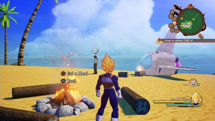 Use campfires located in different parts of the map - Best tips for Dragon Ball Z Kakarot - Basics - Dragon Ball Z Kakarot Guide