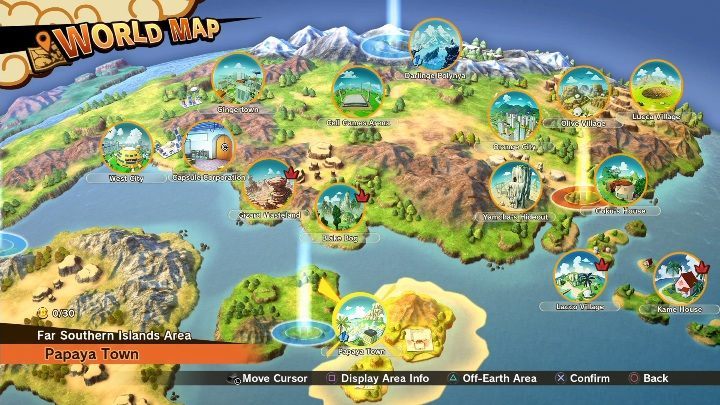 Where to start: Far Southern Islands Area, as Goku - Between Worlds | Side mission in DBZ Kakarot - Android Terror Arrives - Dragon Ball Z Kakarot Guide