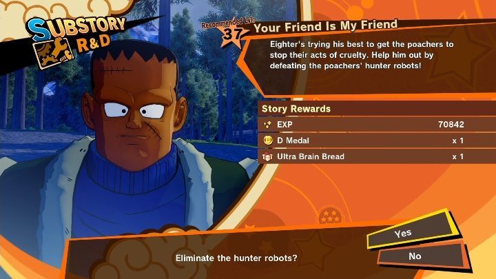 Time frame: From Android Terror Arrives - Episode 4: 17, 18 and - Your Friend Is My Friend | Side mission in DBZ Kakarot - Android Terror Arrives - Dragon Ball Z Kakarot Guide