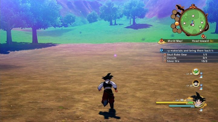 Densite is in the second location marked on the map - Easy-Going Genius | Side mission in DBZ Kakarot - Android Terror Arrives - Dragon Ball Z Kakarot Guide