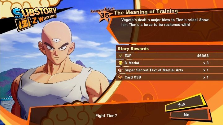 Time frame: From Android Terror Arrives - Episode 2: A Frustrated Vegeta to Episode 3: Drivers License Lunacy - The Meaning of Training | Side mission in DBZ Kakarot - Android Terror Arrives - Dragon Ball Z Kakarot Guide