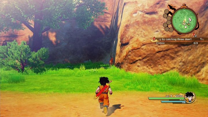 Hunting in Dragon Ball Z: Kakarot is very simple - Hunting and fishing | DBZ Kakarot basics - Basics - Dragon Ball Z Kakarot Guide