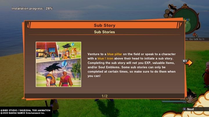 Fly on the Nimbus cloud to Master Roshi - Episode 1 | Attack of the Saiyans | DBZ Kakarot Walkthrough - Attack of the Saiyans - Dragon Ball Z Kakarot Guide