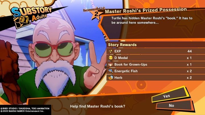 Time frame: From Attack of the Saiyans - Episode 1: A Long Overdue Reunion to Episode 1: Intergalactic Invader - Master Roshis Prized Possession | Side mission in DBZ Kakarot - Attack of the Saiyans - Dragon Ball Z Kakarot Guide