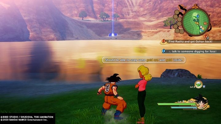 You will receive new directions - Nam the Peddler | Side mission in DBZ Kakarot - Attack of the Saiyans - Dragon Ball Z Kakarot Guide