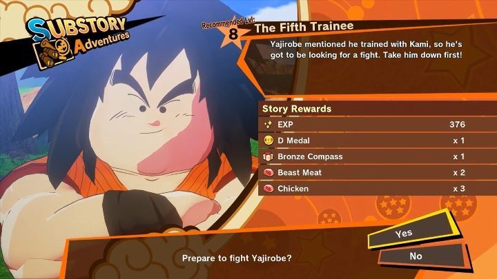 Time frame: From Attack of the Saiyans - Episode 3: Survival 101 to Episode 3: Survival 101 - The Fifth Trainee | Side mission in DBZ Kakarot - Attack of the Saiyans - Dragon Ball Z Kakarot Guide