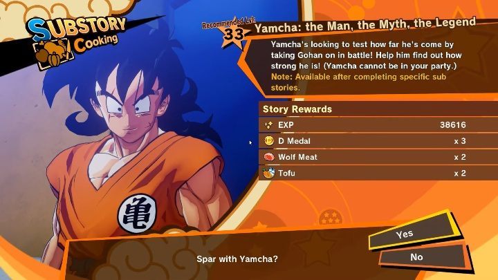 Time frame: From Evil Emperor Frieza - Episode 8: Intermission to Episode 8: Intermission - Yamcha the Man, the Myth, the Legend | Side mission in DBZ Kakarot - Evil Emperor Frieza - Dragon Ball Z Kakarot Guide