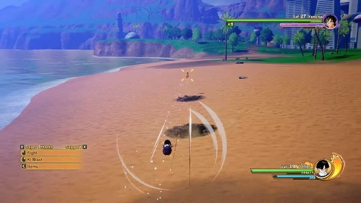 The only thing you need to do in this mission is to fight Yamcha - Yamcha the Man, the Myth, the Legend | Side mission in DBZ Kakarot - Evil Emperor Frieza - Dragon Ball Z Kakarot Guide