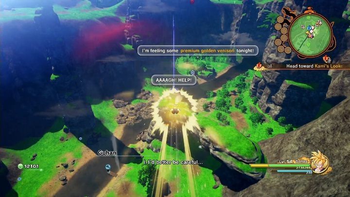 Where to start: Southeast Mountains Area, as Gohan - Frequently Attacked Villager | Side mission in DBZ Kakarot - Android Terror Arrives - Dragon Ball Z Kakarot Guide