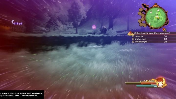 Materials are located nearby - they are marked on the map - Episode 1 | Evil Emperor Frieza | DBZ Kakarot Walkthrough - Evil Emperor Frieza - Dragon Ball Z Kakarot Guide