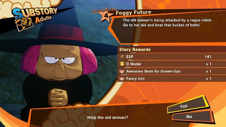 Time frame: From Attack of the Saiyans - Episode 4: Piccolos Training Regimen - Foggy Future | Side mission in DBZ Kakarot - Attack of the Saiyans - Dragon Ball Z Kakarot Guide