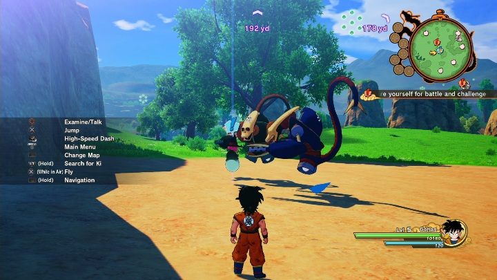 Meet three characters in the southern part of the Central Plains Area - Foggy Future | Side mission in DBZ Kakarot - Attack of the Saiyans - Dragon Ball Z Kakarot Guide