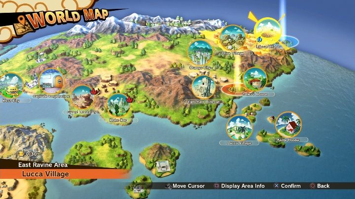 Accept the mission and move to the Lucca Village - Foreboding Fear | Side mission in DBZ Kakarot - Attack of the Saiyans - Dragon Ball Z Kakarot Guide