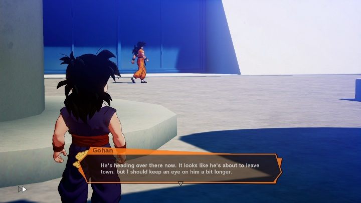 Your task is to follow the specific person and collect information about him - Yamchas Alive | Side mission in DBZ Kakarot - Evil Emperor Frieza - Dragon Ball Z Kakarot Guide