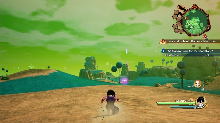 Maristone may fall out of some rocks - Tourists in Trouble | Side mission in DBZ Kakarot - Evil Emperor Frieza - Dragon Ball Z Kakarot Guide