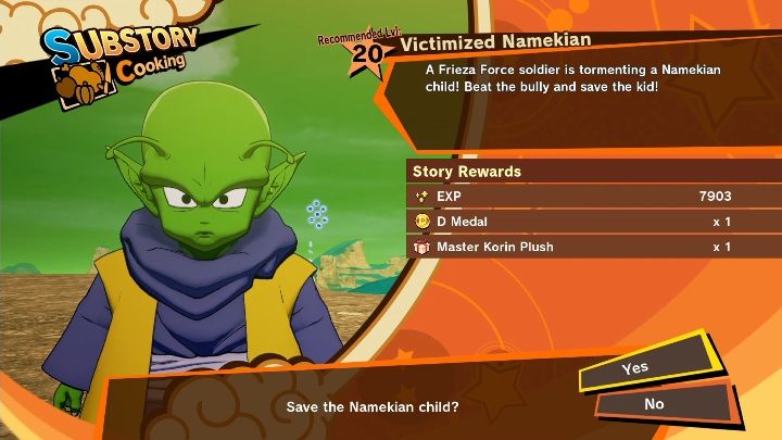 Time frame: From Evil Emperor Frieza - Episode 3: Hunt for the Dragon Balls - Episode 3: Hunt for the Dragon Balls - Victimized Namekian | Side mission in DBZ Kakarot - Evil Emperor Frieza - Dragon Ball Z Kakarot Guide