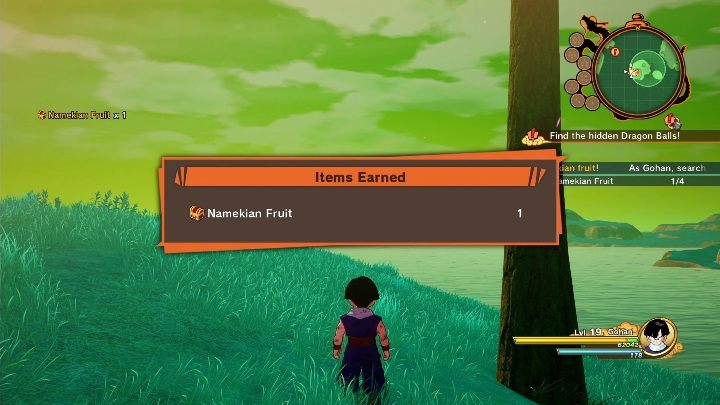 The second task is to collect four Namekian Fruits - Victimized Namekian | Side mission in DBZ Kakarot - Evil Emperor Frieza - Dragon Ball Z Kakarot Guide