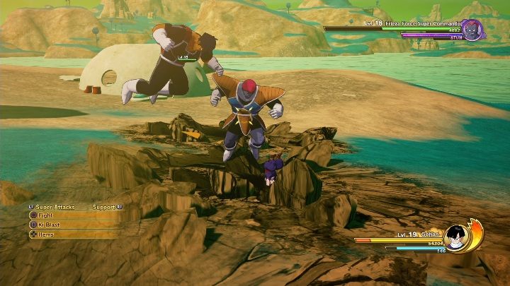 When you return to the quest giver, you will be attacked by opponents - Victimized Namekian | Side mission in DBZ Kakarot - Evil Emperor Frieza - Dragon Ball Z Kakarot Guide