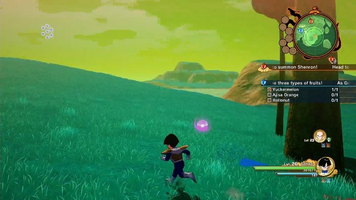 Your next task is to get Yuckermelon, Ajisa Orange, and Rollonut - Rouge Chef Melone | Side mission in DBZ Kakarot - Evil Emperor Frieza - Dragon Ball Z Kakarot Guide