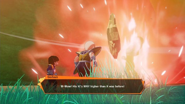 The task will end after a short conversation with the soldier - Rouge Chef Melone | Side mission in DBZ Kakarot - Evil Emperor Frieza - Dragon Ball Z Kakarot Guide