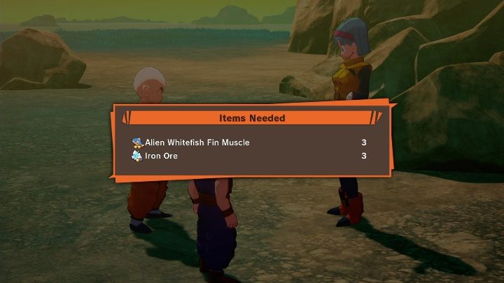 You start the mission by talking with Bulma - Selfish Bulma | Side mission in DBZ Kakarot - Evil Emperor Frieza - Dragon Ball Z Kakarot Guide