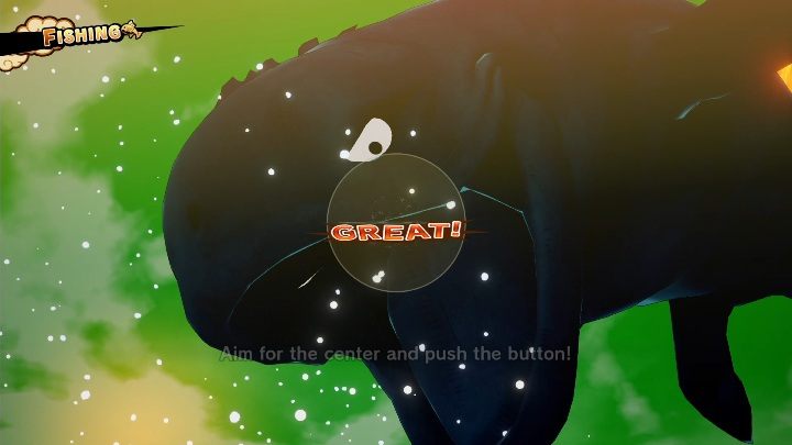 You will catch fish by heading to the nearby fishing spot - Selfish Bulma | Side mission in DBZ Kakarot - Evil Emperor Frieza - Dragon Ball Z Kakarot Guide