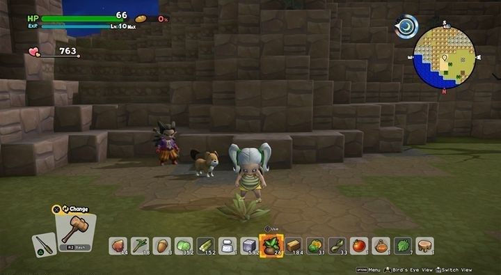 When your hunger level reaches 0%, then your character will have the following debuffs - What happens when food bar drops to zero in Dragon Quest Builders 2? - FAQ - Dragon Quest Builders 2 Guide