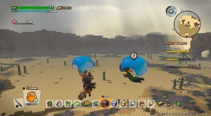 In the early stages of the game you wont be able to win this trophy because you need an item to fly in the air - Air Raider | Dragon Quest Builders 2 - Trophy guide - Dragon Quest Builders 2 Guide
