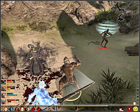 A third camp is located south from here - The Long Road - p. 2 - Act II - Dragon Age II Game Guide