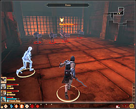 You should definitely examine chests here, and thats because youll find an armor upgrade for Fenris #1 - A Bitter Pill - p. 2 - Act II - Dragon Age II Game Guide