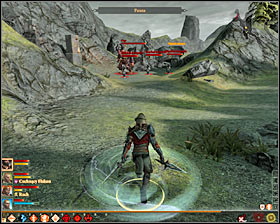 You can now leave the camp and take a path leading to the north-west #1 - A Murder of Crows - p. 1 - Act III - Dragon Age II Game Guide