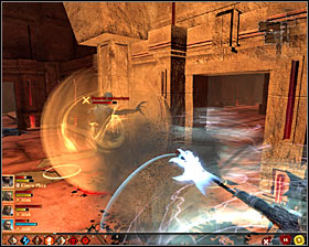 If you want to save Merin you need to go back a little bit and choose a passage leading to the north #1 - Fools Gold - p. 1 - Act II - Dragon Age II Game Guide