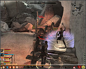 I suggest fighting the dragon at the very end #1 because eliminating this creature will take you much longer - The Bone Pit - Act I - Dragon Age II Game Guide